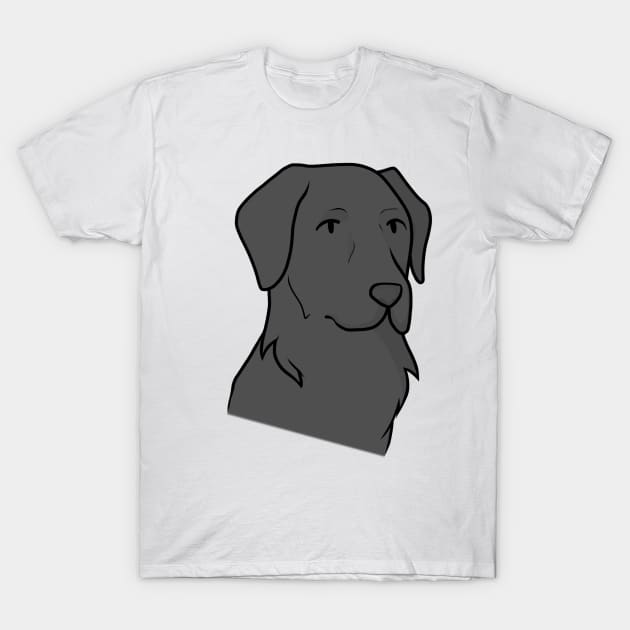 Black Labrador Retriever T-Shirt by mlar2001